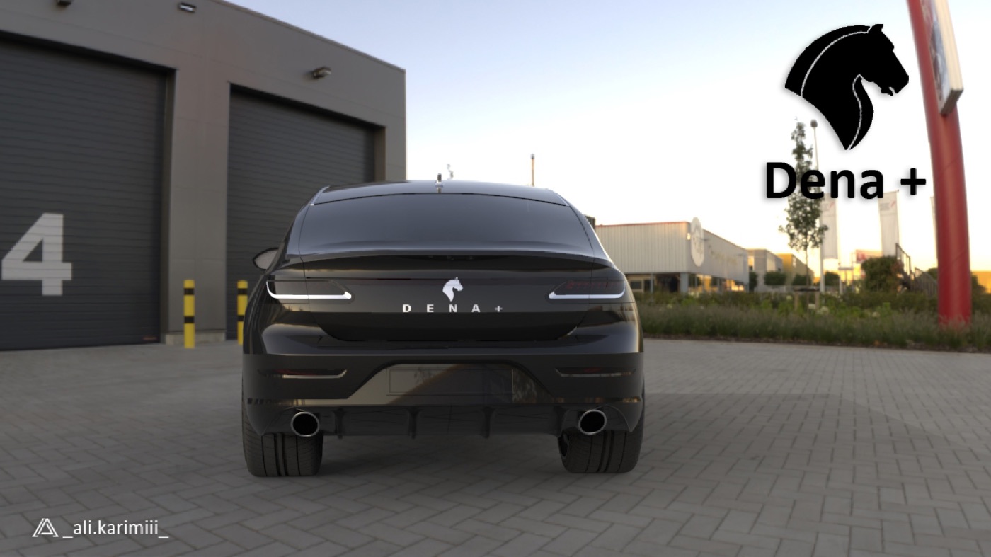 Dena+ car concept render